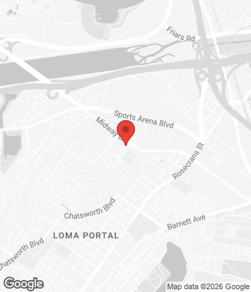 Map of Midway Social Club - 3545 Midway Dr, Ste E, San Diego, CA, 92110, US